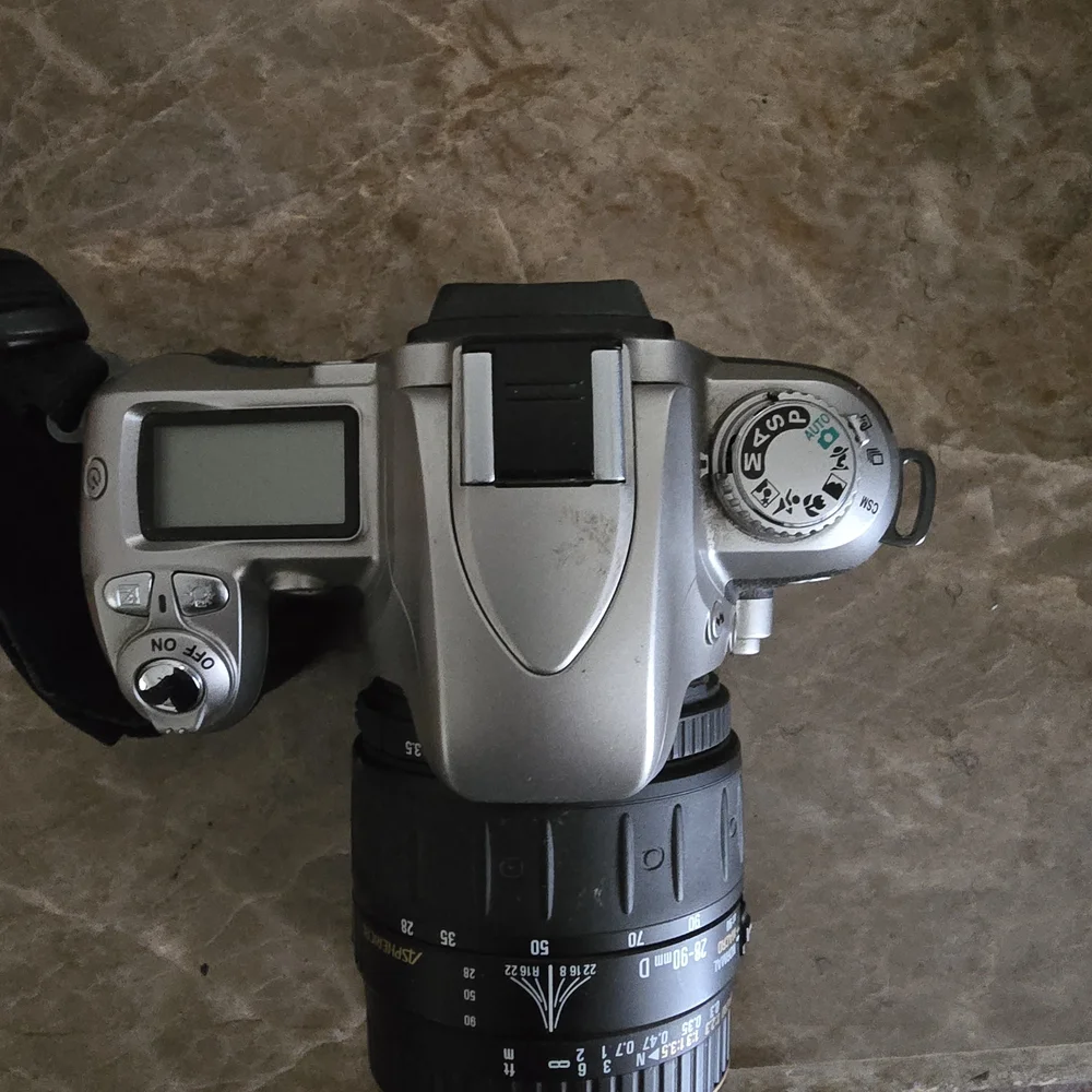 Nikon Silver and Black DSLR Camera